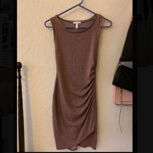 Leith Nordstrom Ruched Body-Con Tank Dress